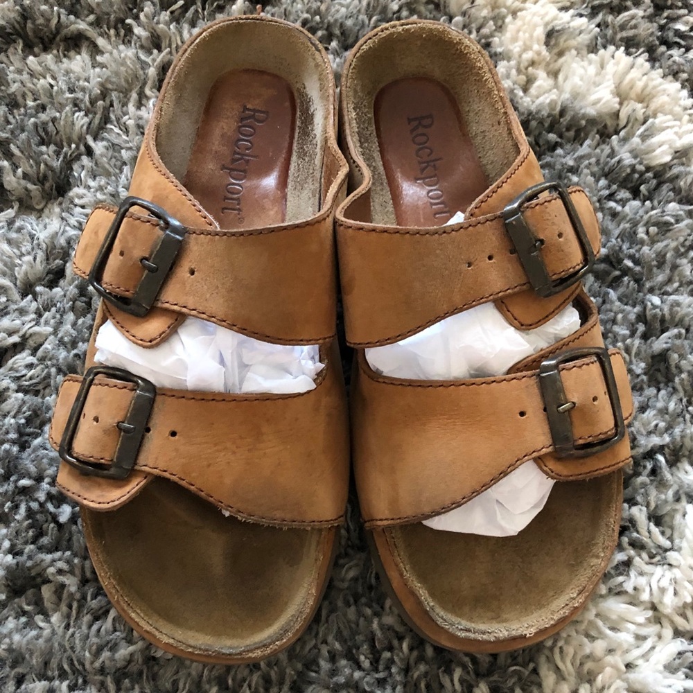 Rockport Two Strap Buckle Sandals - Picture 3 of 9